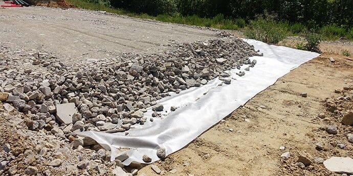 Geotextile maalum ya polyester filament kwa ajili ya ulinzi