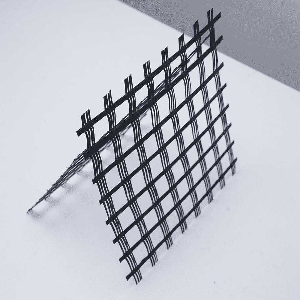 Subgrade grid fiberglass geogrid