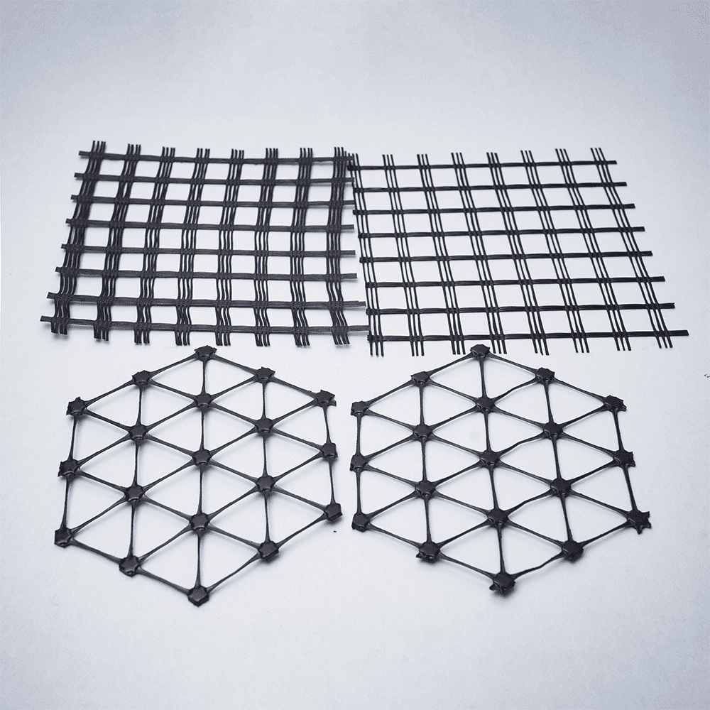 konstruksi jalan konstruksi bandara Geogrid Mesh