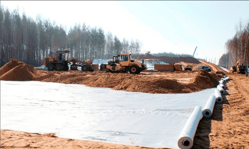 Geotextil no tejido de PP de fibra corta para ingeniería de conservación de agua