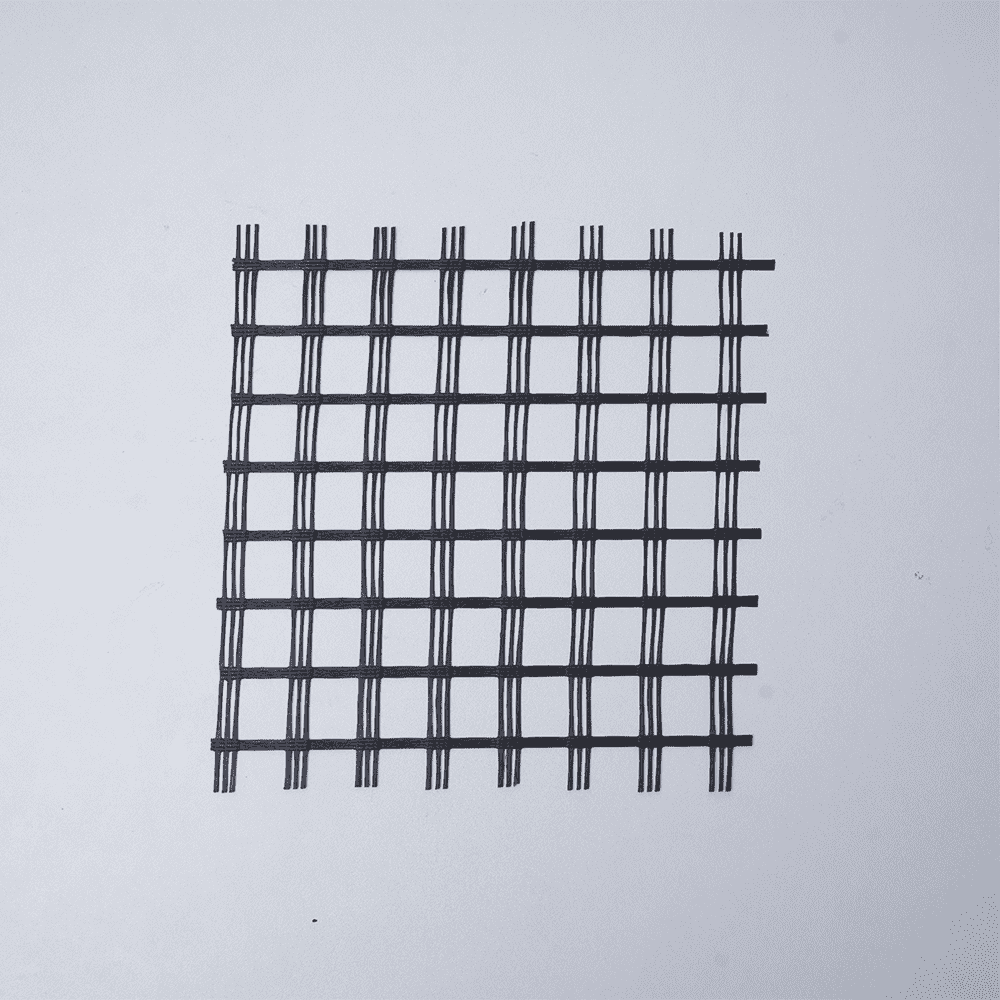 Subgrade grid fiberglass geogrid