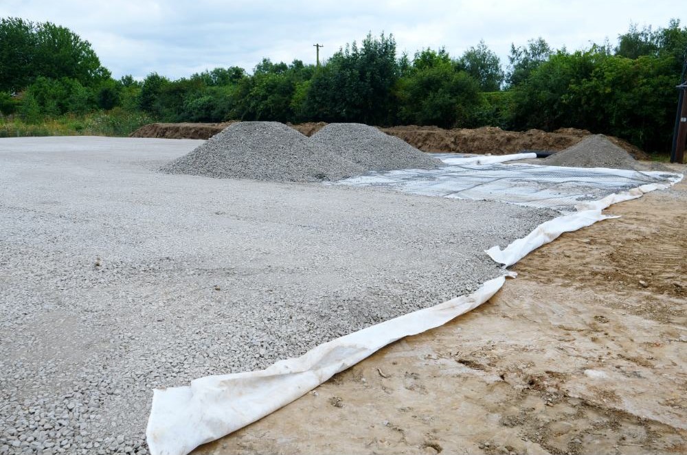 Rouleaux de géotextile non tissé anti-érosion en polypropylène