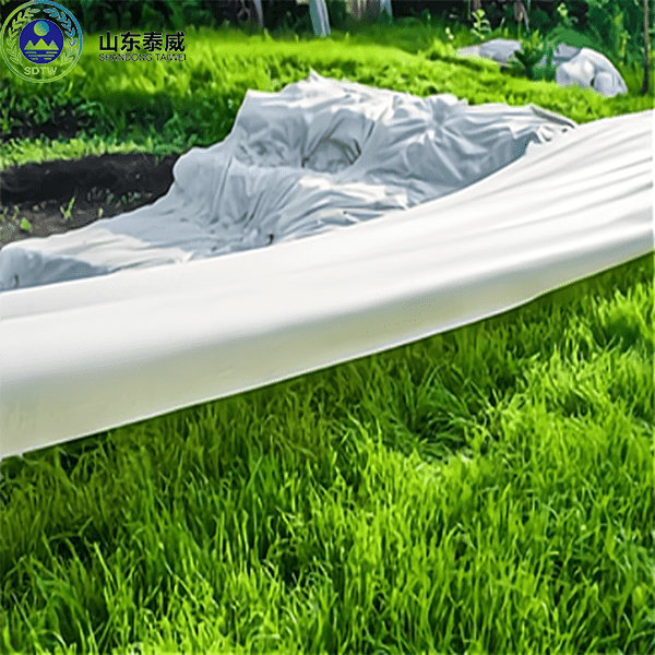 Staple Fiber Needle Punched PET Geotextile Drainage Fabric 