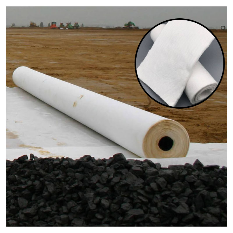 Nonwoven Fabric Staple Fiber Needled PET Geotextile Price