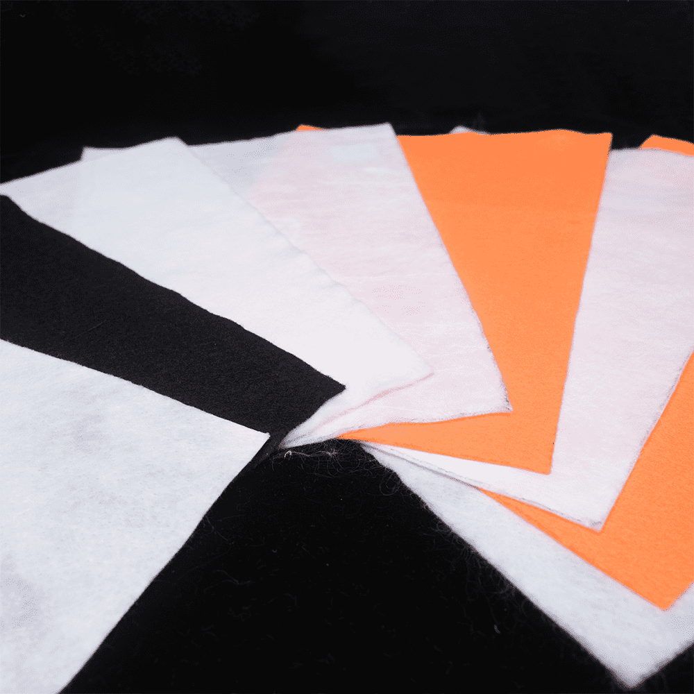 White  black  orange non-woven Spunbonded nonwoven 