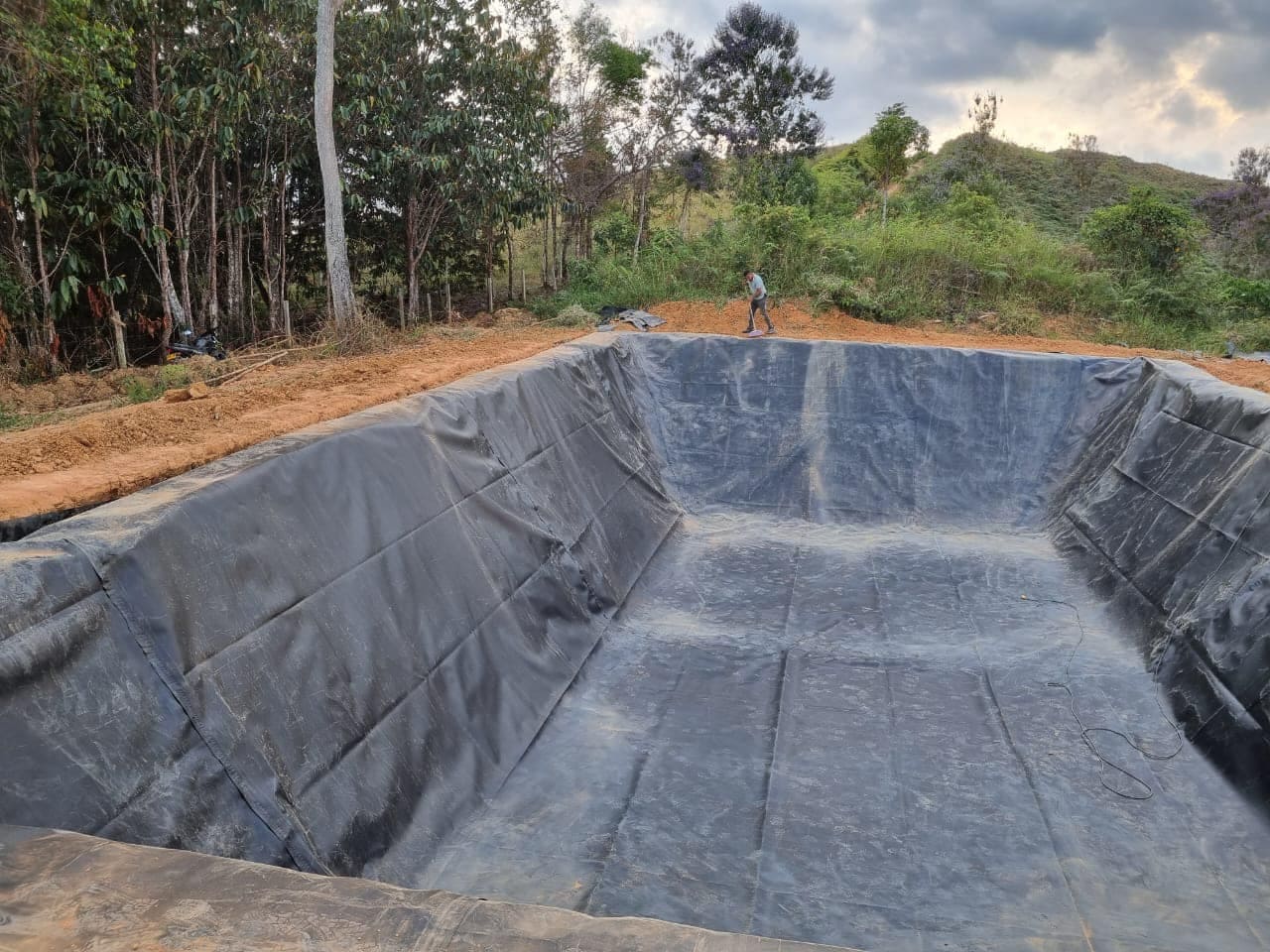 HDPE Pond Liner Berkualitas Tinggi untuk Teknik Akuakultur