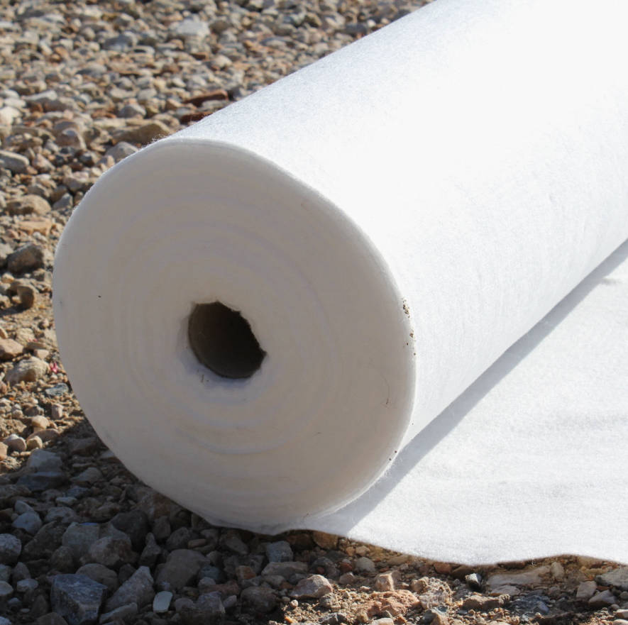 Polypropylene Road And Railway Filter Staple Fiber Geotextile