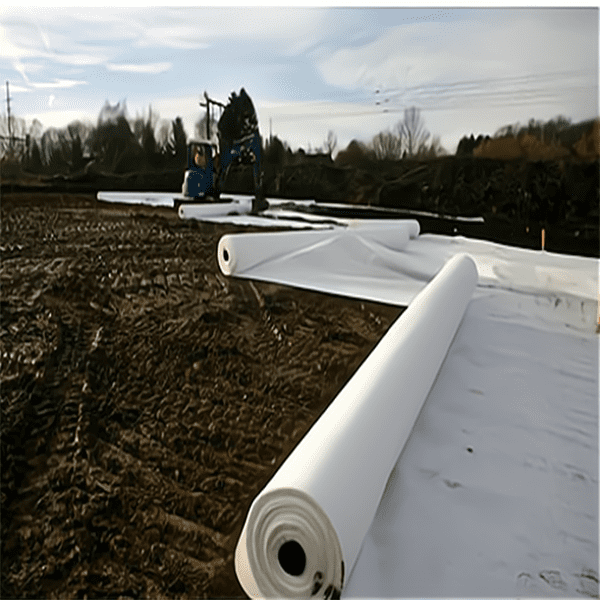 High-strength geotextile has excellent permeability and tensile strength