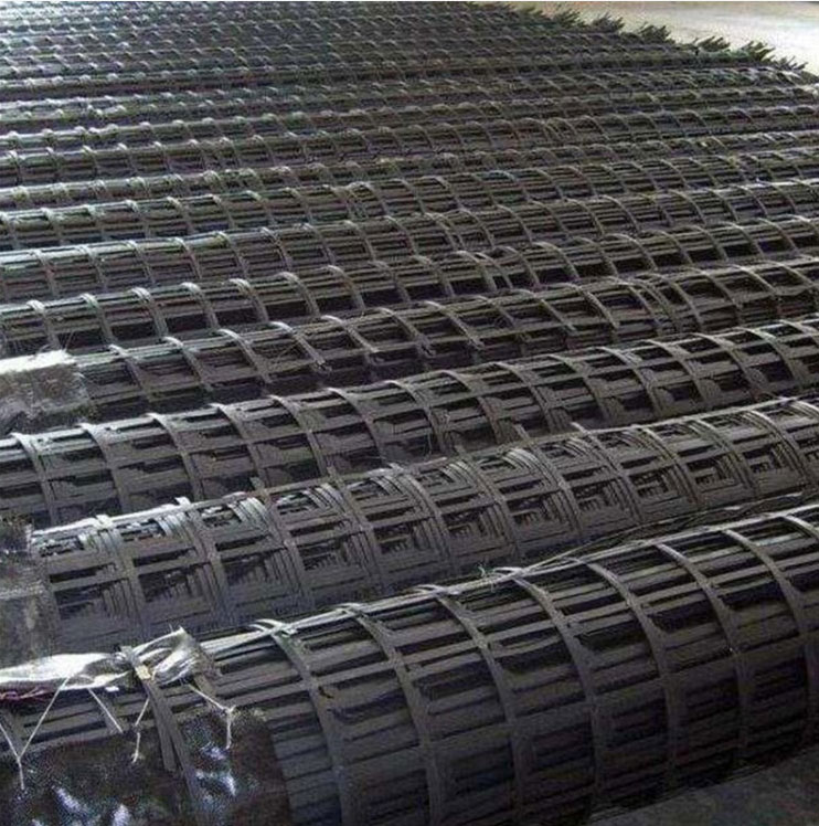 المواد الجيوتقنية لتعزيز بناء الطرق Geogrid Mesh