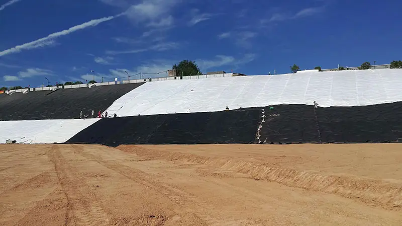 Geotextile construction