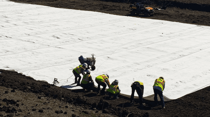 Geotextile maalum ya polyester filament kwa ajili ya ulinzi