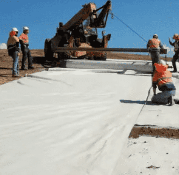 Nonwoven PET Geotextile For Road Landfill Projects