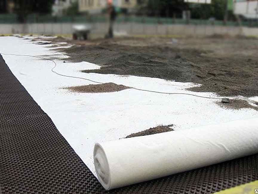 120g polyester non-woven geotextile for road maintenance